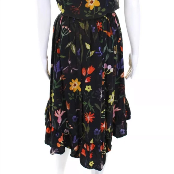 Slate & Willow Black Floral One-Shoulder Dress - Picture 7 of 10